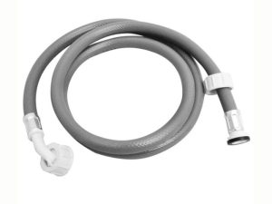 Manguera flexible,1.5 m,Conexiones metálicas,Conector en ángulo,Ideal para ducha Manguera de abasto