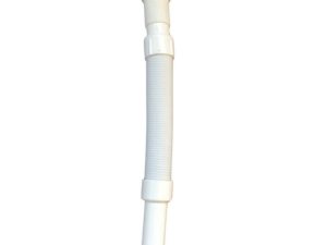 Tubo flexible para desagüe,Color blanco, medida 1 1/2" alto: 30 cm Desagüe para lavamanos sin rebosa