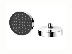 Regadera metálica redonda,Acabado cromado, medida 6", incluye tubo en L de 16 Regadera redonda,Metal