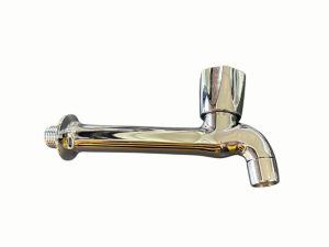Llave para lavamanos 1/2 pulgadas,Metal cromado,Plateado,Montaje a pared,Altura Llave de chorro de a