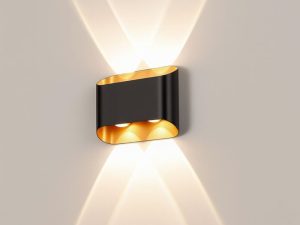 Color: BK+GD / Chip: Bridglux / 10W / CRI >80 / 2800-3000K / 85-265V AC / 50/60Hz / Color: BK+GD / C