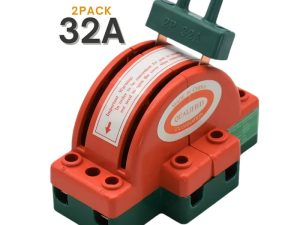 Clavija macho metálica cuerpo reforzado, 125V 15A, conexión tornillo, color Interruptor de 2 navajas