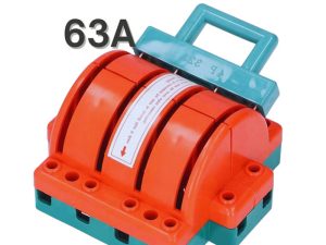 Interruptor de 3 navajas 100A, seccionador doble polo, uso rudo, conexión a Interruptor de 4 navajas