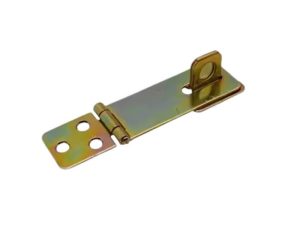 Bisagra metálica tipo cazoleta para mueble, montaje canto medio, apertura 90°, Portacandado metálico