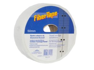 Cinta de fibra de vidrio 5 cm × 45 m, reforzada para juntas en paneles de yeso o Cinta adhesiva con