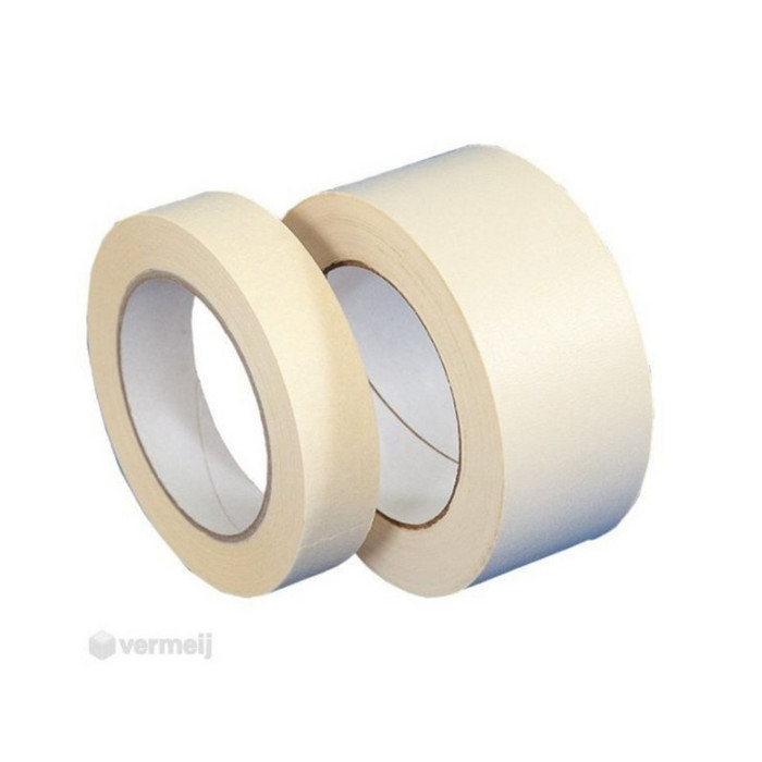 Cinta masking tape 3.6 cm × 20 m, uso general en oficinas, talleres o decoración. Cinta masking tape