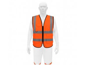 Set Overol dividido para trabajo de seguridad impermeable. Chaleco reflectivo 300 g, alta visibilida