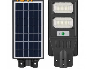 LUZ/CALLE LED CON PANEL SOLAR 90W 6000 40W Panel fotovoltaico poli 6V 6W, batería LiFePO4 3.2V 5000m