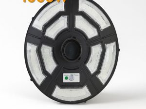 Lámpara solar LED suburbana 800W con panel solar integrado, iluminación de alta Pot: 1000W (real: 8W