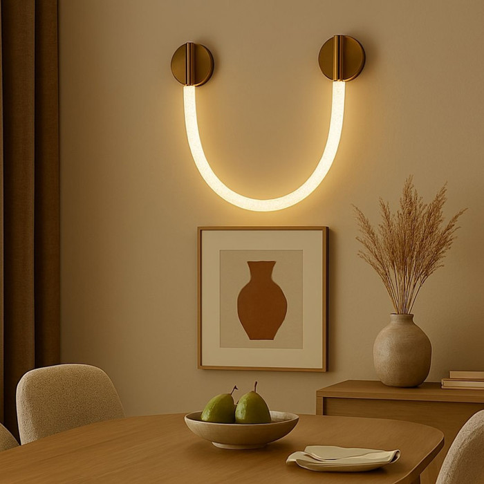 Lámpara de pared AC85-265V 50/60HZ, luz cálida (3000K), PF>0.5, material metal + Lámpara de pared AC
