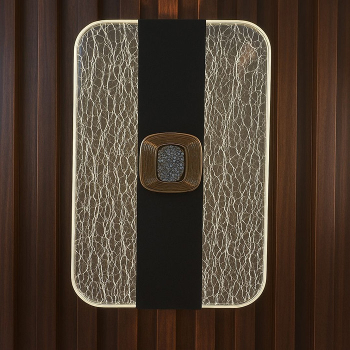 Lámpara de pared AC85-265V 50/60Hz, tricolor, PF>0.5, material acrílico + metal, Lámpara de pared AC
