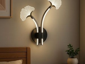Lámpara de pared AC85-265V 50/60Hz, tricolor, PF>0.5, material acrílico + metal, Lámpara de pared AC