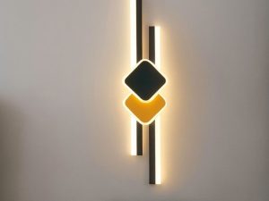 Lámpara de pared AC85-265V 50/60Hz luz cálida 3000K PF>0.5 metal+silicona color Lámpara de pared AC8