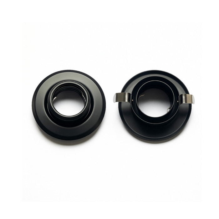 material: hierro, color: blanco, compatible con foco MR16/GU10, tamaño: material: hierro color: negr