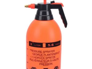 Fumigador manual de 2L color naranja con negro, diseño compacto con bomba de Fumigador manual de 3L
