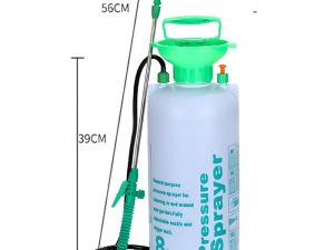 Fumigador de 5L con poste inoxidable y correa, color naranja con negro, diseñado Fumigador de 8L con
