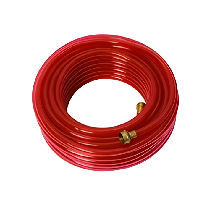 Manguera para agua 1/2” de 10 m color rojo, diseñada para riego y limpieza, Manguera para agua 1/2”