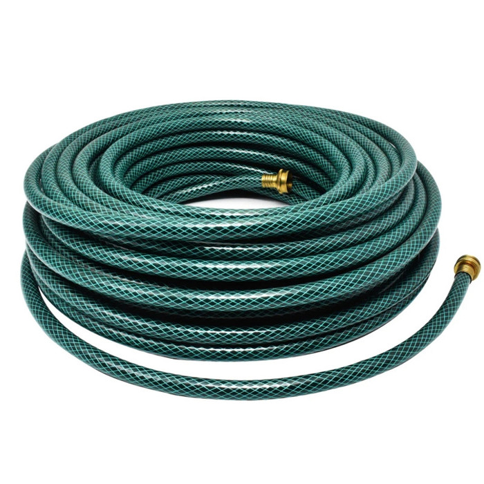 Manguera para agua 1/2” de 30.5 m color verde, diseñada para trabajo en áreas Manguera PVC para agua