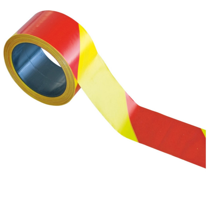 Cinta PVC de señalización negro/amarillo de 5 cm x 5 m, diseñada para Cinta PVC de señalización rojo
