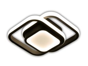 Lámpara de techo NUVANO 1 acero blanco/plástico blanco, 1×E27 máx 60W, 110- Lámpara LED para techo c