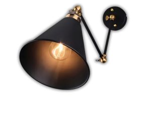 Lámpara de pared E27 x1, diseño moderno con pantalla de vidrio, medidas Lámpara de pared E27 x1, dis