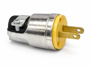Espiga eléctrica tipo B con cuerpo de caucho flexible y terminales de cobre, Espiga eléctrica tipo A