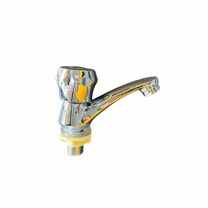 Llave para lavamanos tipo cuello largo,Plástico,Blanco,Montaje a lavamanos,Largo Grifo para lavamano